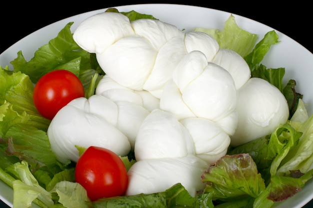 Geflecht aus italienischem Mozzarella