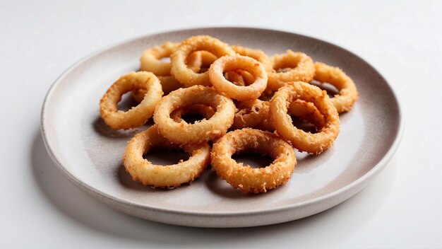 Gefrorene Zwiebelnringe im Luftfritter