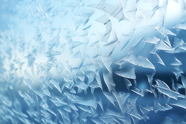 Gefrorener Glas-Hintergrund-Textur eisige Wintermuster