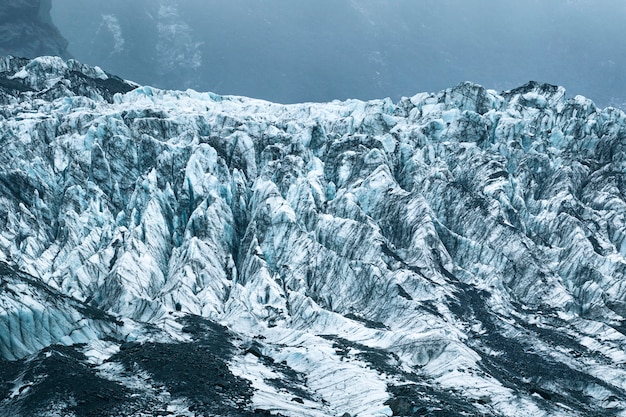 Gefrorenes Eis in Franz-Josef-Gletscher Neuseeland