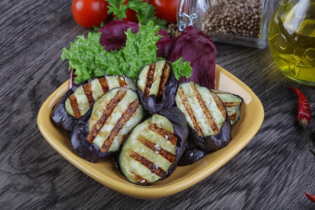 Gegrillte Aubergine