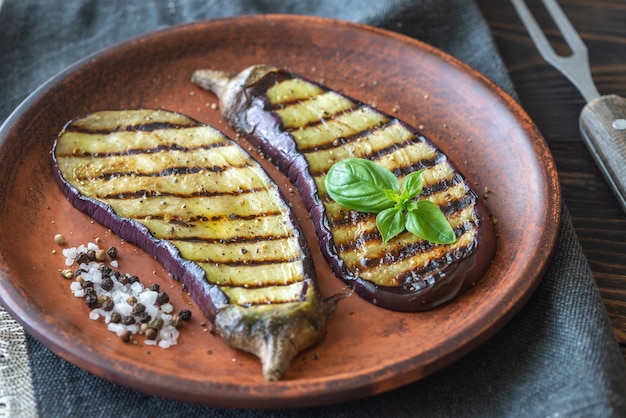 Gegrillte Auberginenscheiben