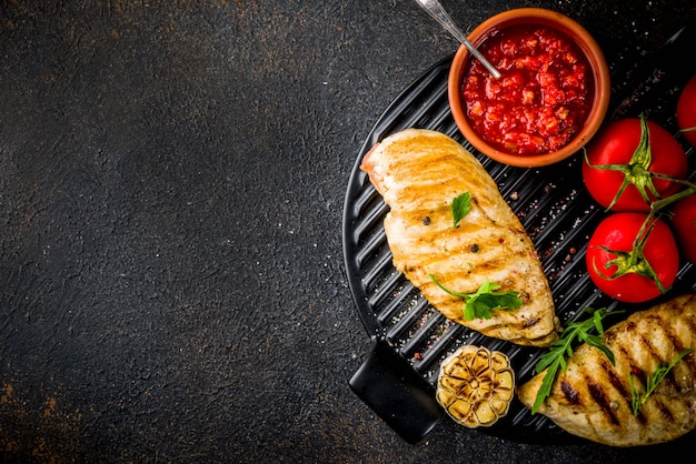 Gegrillte Hühnerbrust