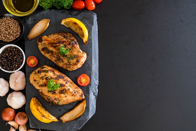 gegrilltes Hähnchensteak