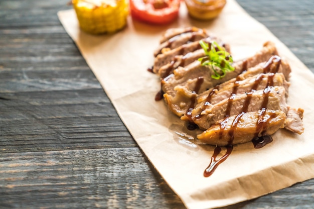 gegrilltes Schweinesteak