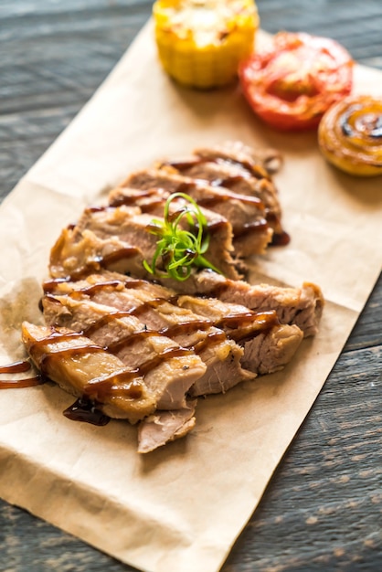 gegrilltes Schweinesteak