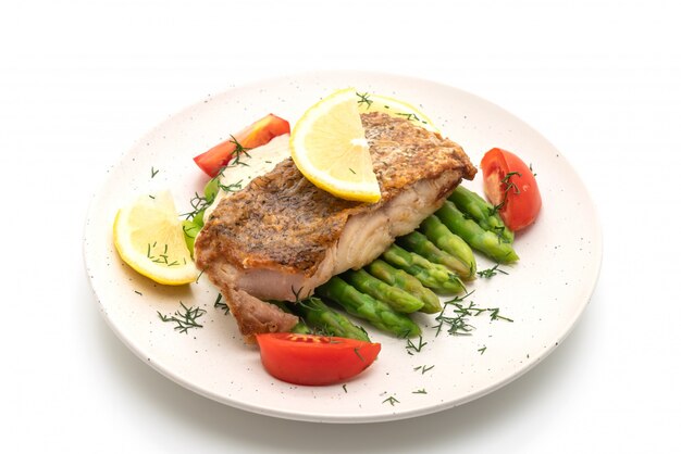 gegrilltes Snapper Fish Steak mit Vagetable