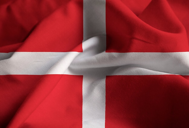 Foto gekräuselte flagge des souveränen malteser-ritterordens