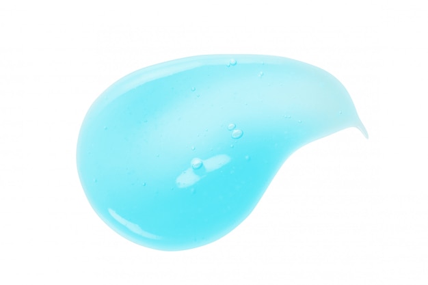 Foto gel líquido azul