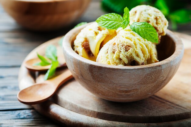 Gelado Doce com Hortelã