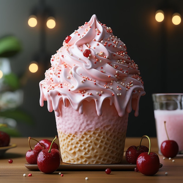 GELADO em convite de papel