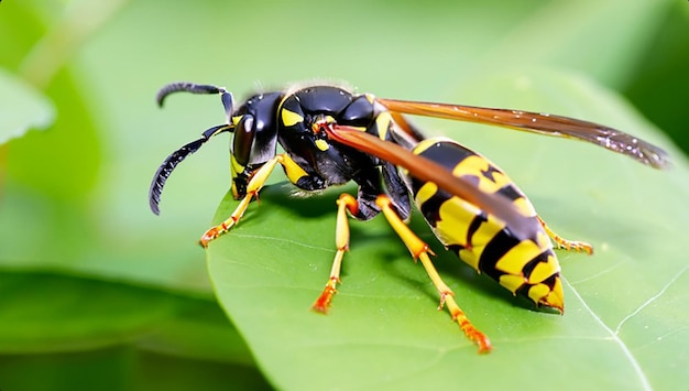 Gelbbandige Polybia-Wespe