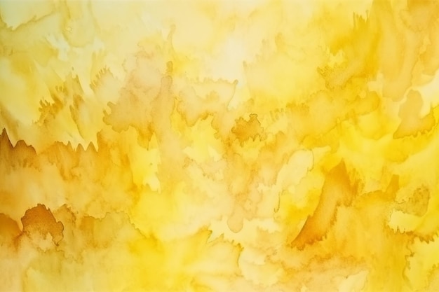 Gelbe Aquarell Abstrakt Hintergrund