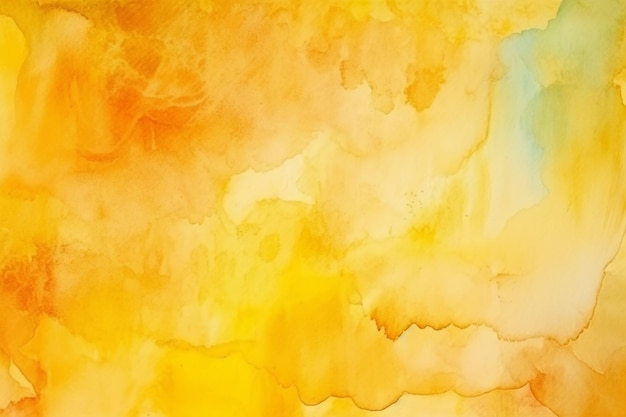 Gelbe Aquarell Abstrakt Hintergrund