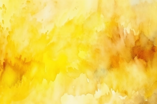 Gelbe Aquarell Abstrakt Hintergrund