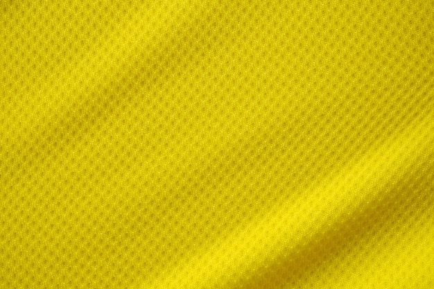 Gelbe Farbe Fußballtrikot Kleidung Stoff Textur