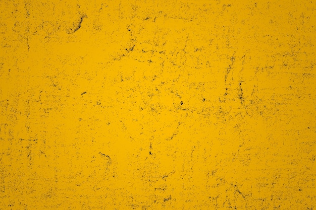 Gelbe Grunge Betonwand Hintergrundtextur