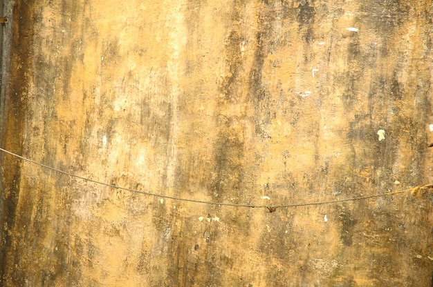 Gelbe Grunge Wand