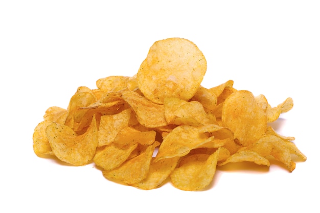 Gelbe Kartoffelchips