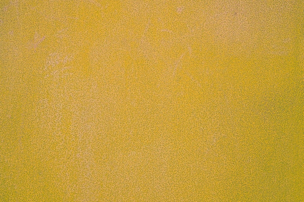 Gelbe Textur aus altem Stahlblech