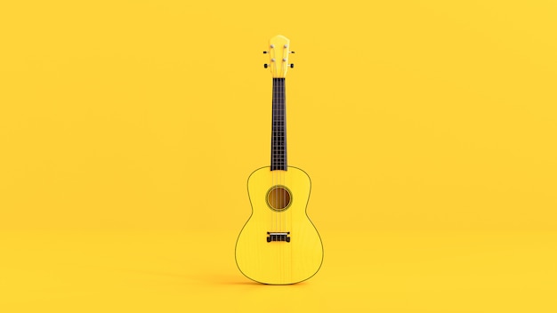 Gelbe Ukulele