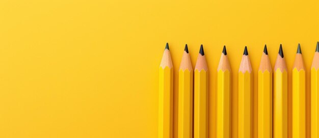 Gelber Bleistift-Hintergrund