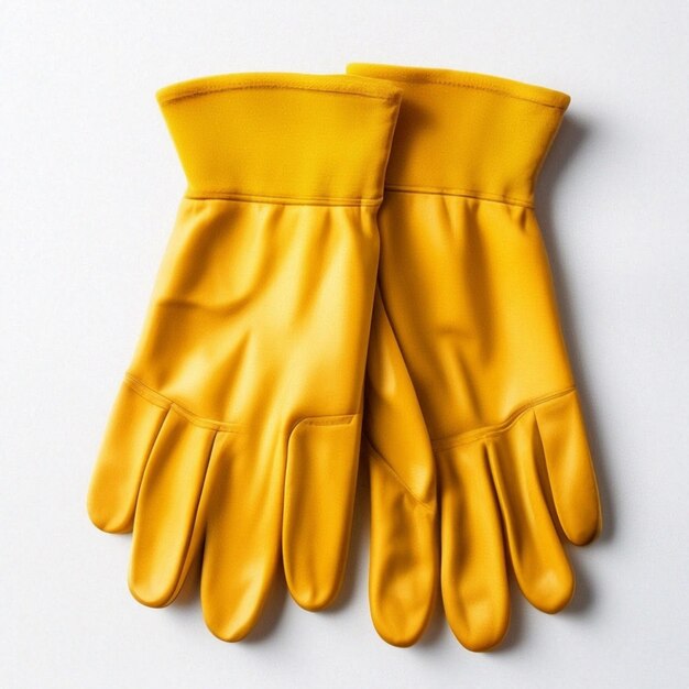 gelber Handschuh