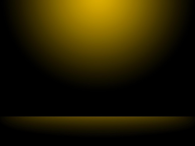 Gelber und weißer Hintergrund des einfachen Studios