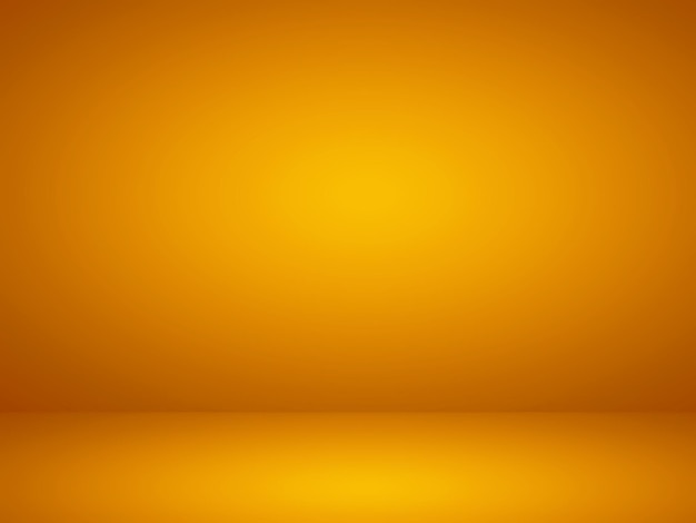 Gelber und weißer Hintergrund des einfachen Studios