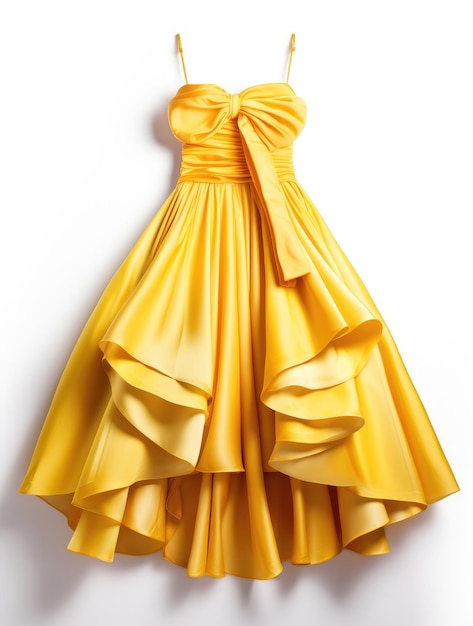 Gelbes Sommerkleid für Damen