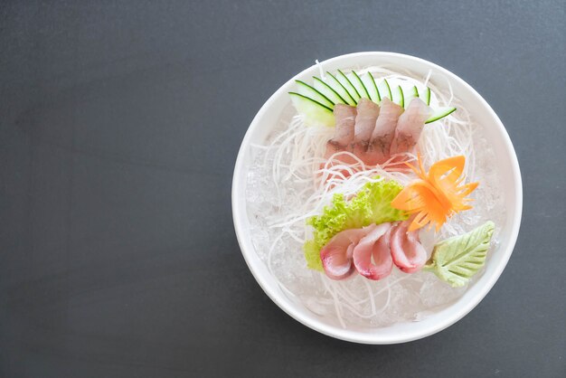 Gelbflossenthun-Sashimi