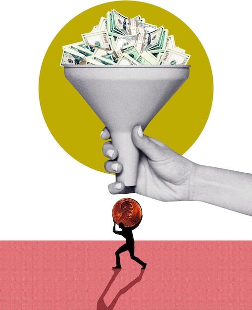 Geld-Collage-Design