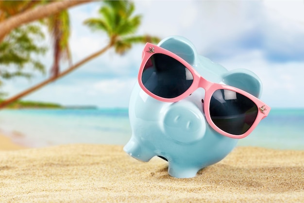 Geldsparkasse Geldsparkasse Banking Sommer Sonnenbrille