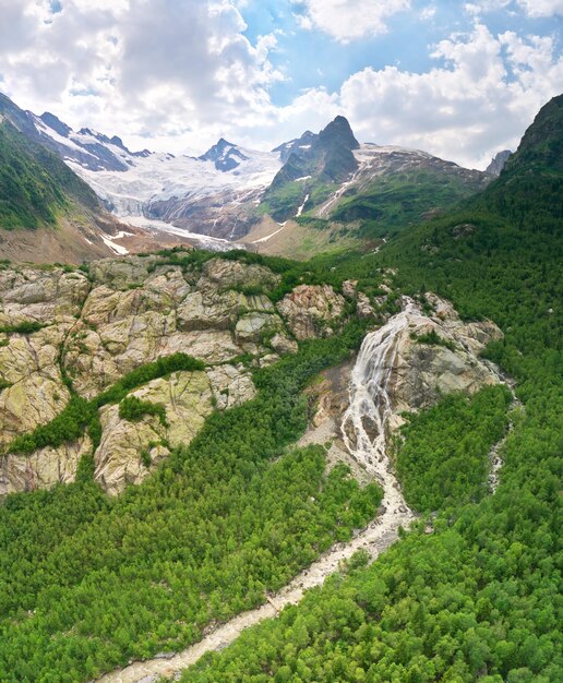 Foto geleira da montanha alibek