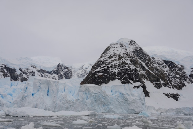 Geleira na Antártica