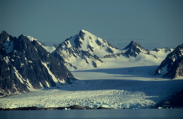 Geleira Spitsbergen Svalbard Ártico Noruega