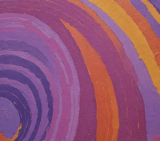 Gemälde aus lilafarbenen Farblinien