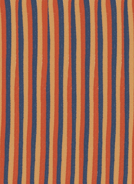 Gemalte Retro Striped Print Zeitgenössische Hintergrundkunst