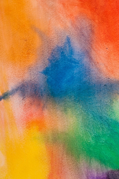 Gemalter Aquarellregenbogenhintergrund für ein Design