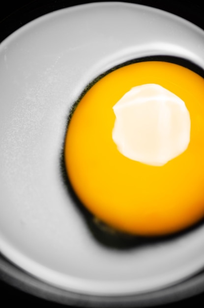Foto gemela de frango de um ovo em um copo