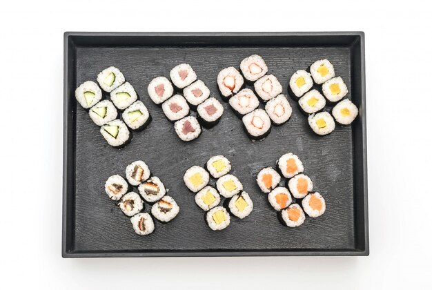 gemischte Sushi-Maki - japanisches Essen