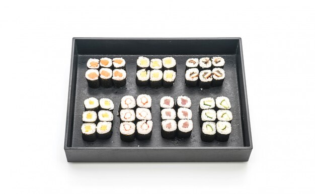 gemischte Sushi-Maki - japanisches Essen