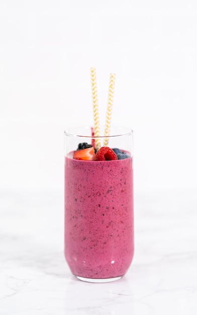 Gemischter Beerensmoothie