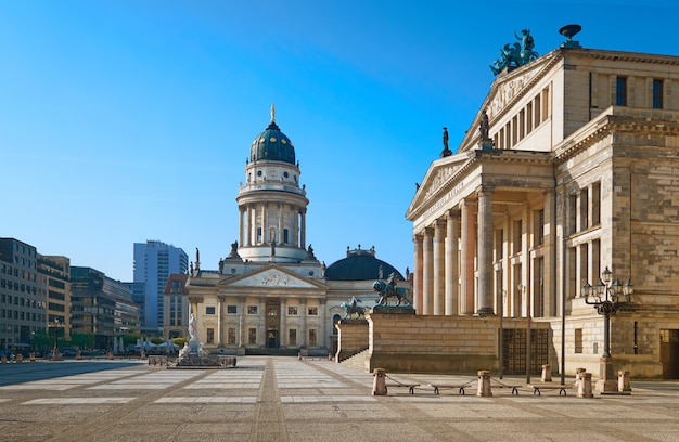 Gendarmenmarkt em Berlim, Alemanha, imagem panorâmica