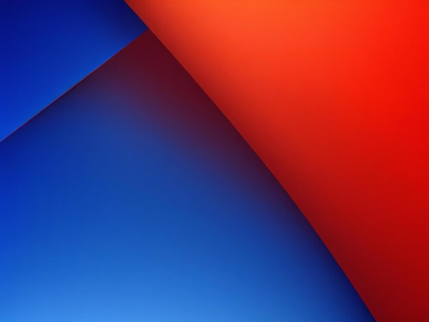 Se genera un fondo azul y naranja con un fondo rojo y azul