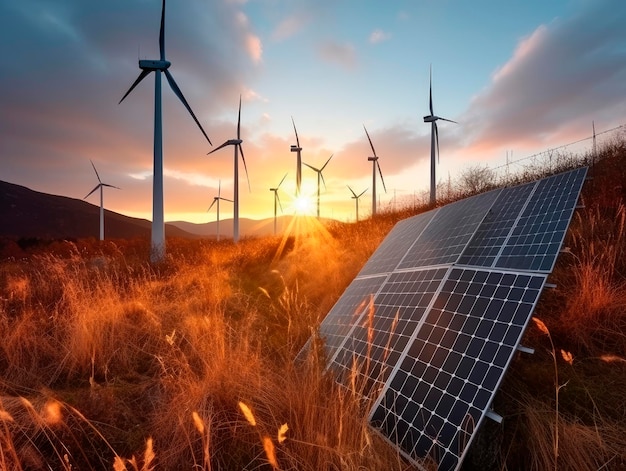 Foto generación de energía verde