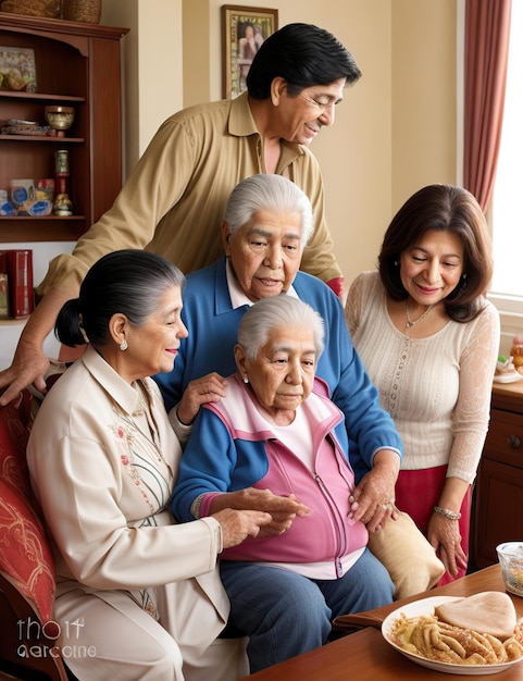 generaciones de una familia hispana