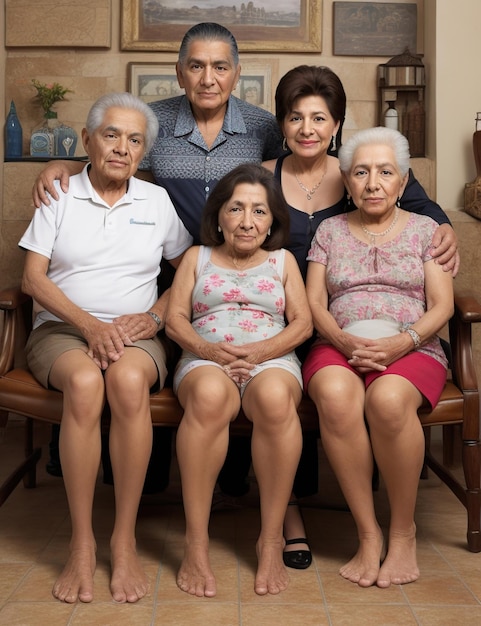 generaciones de una familia hispana