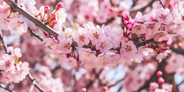 Generado por IA AI generativo tradicional japonés flor sakura cerezo árbol arte gráfico