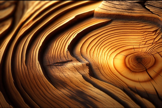 Generative ai Login seção grande imagem macro estrutura de madeira e fibra